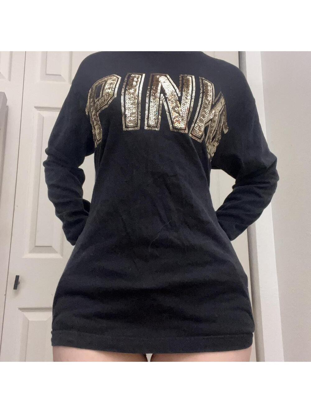 vs PINK sequins top